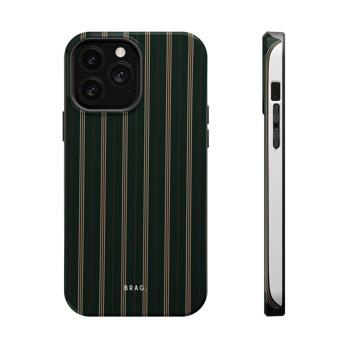 Vintage Pinstripe Magnetic Impact-Resistant Phone Case