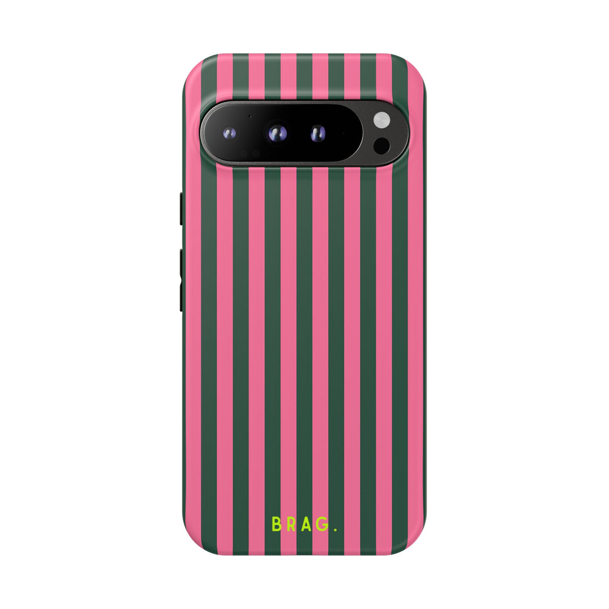 Flamingo Stripe Tough Phone Case – Shockproof Protective iPhone Cover