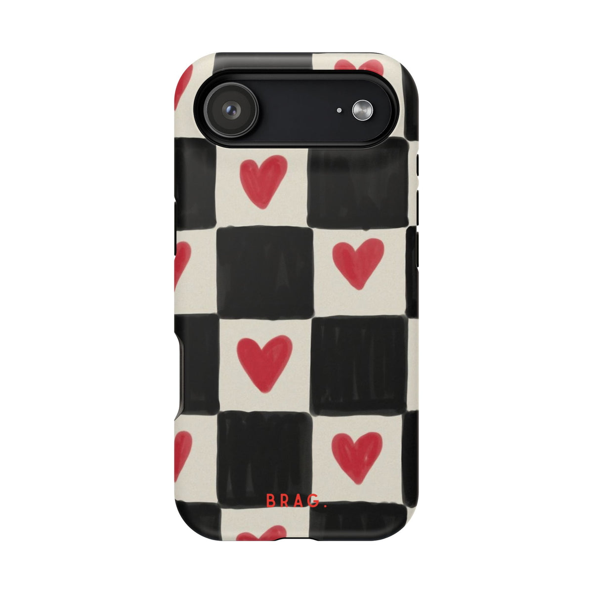 Heart Check Magnetic Impact-Resistant Phone Case