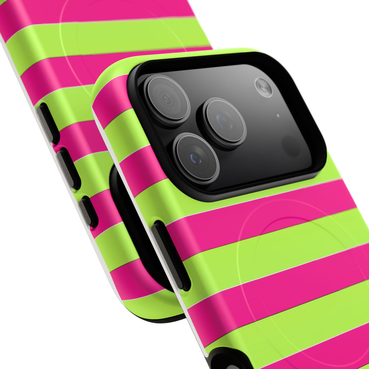 Electric Lime MagSafe Tough Phone Case — Magnetic Protective Cover
