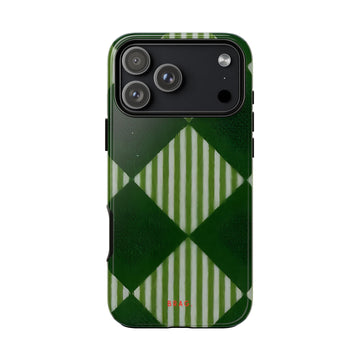 Woven Pattern Tough Phone Case – Shockproof Protective iPhone Cover