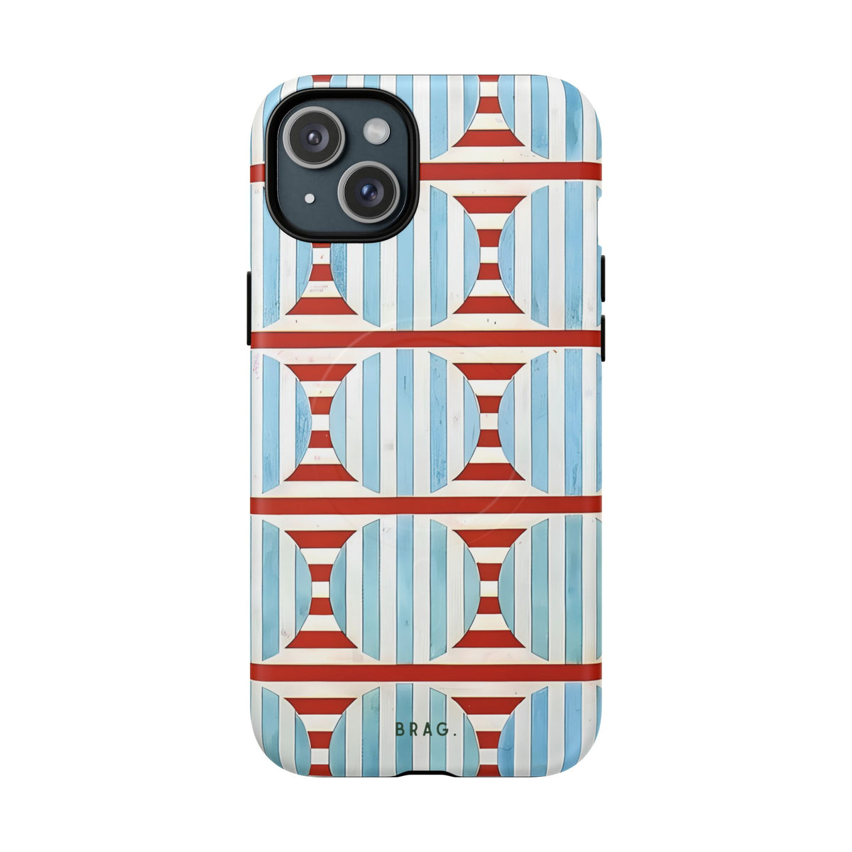 Riviera Stripe MagSafe Tough Phone Case — Magnetic Protective Cover