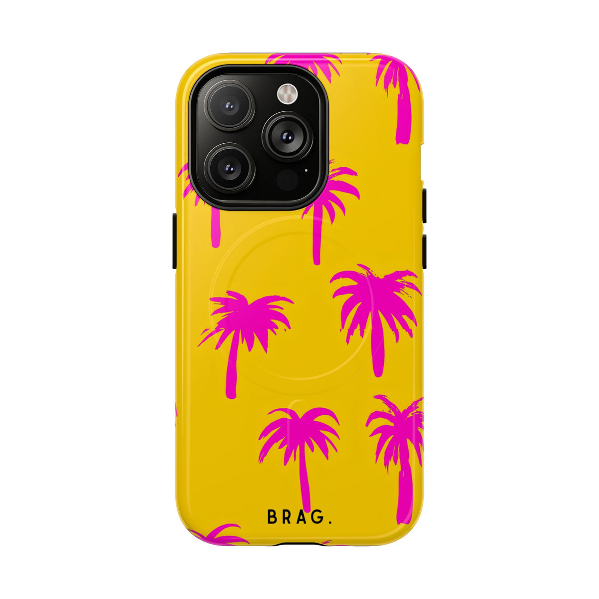 Pink Palms MagSafe Tough Phone Case — Magnetic Protective Cover