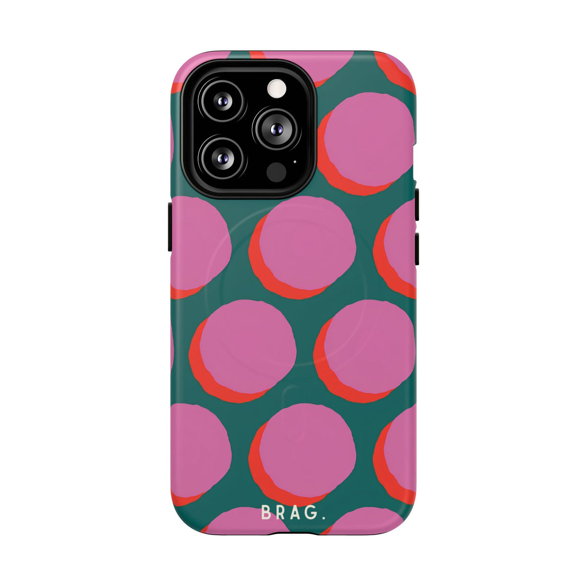 Pink Moon MagSafe Tough Phone Case — Magnetic Protective Cover