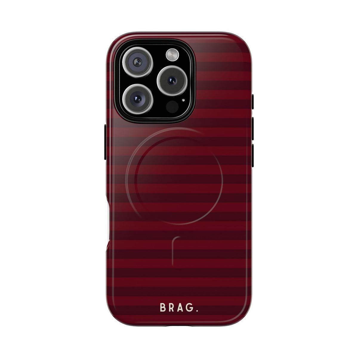 Midnight Stripe MagSafe Tough Phone Case — Magnetic Protective Cover