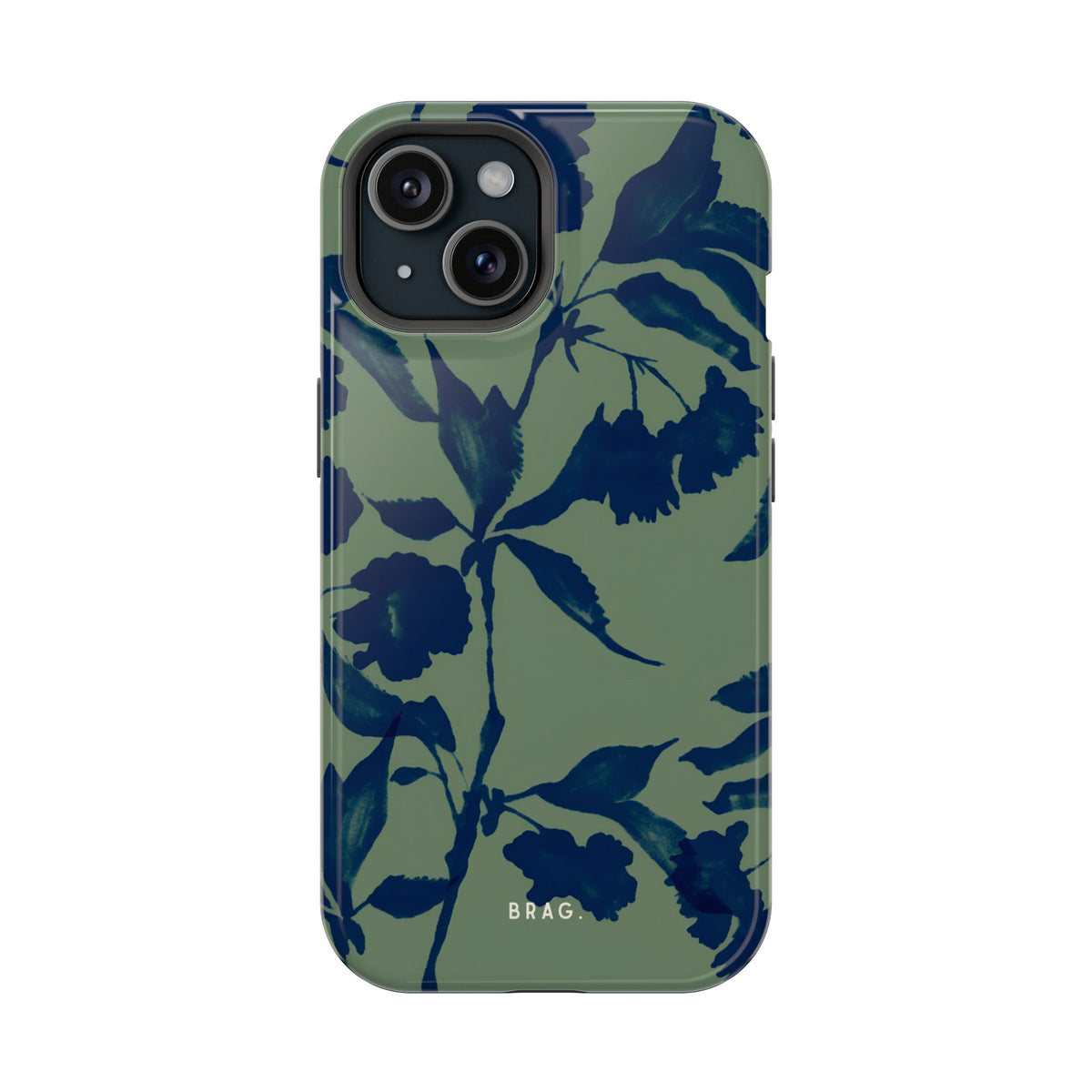 Sage Bloom Magnetic Impact-Resistant Phone Case