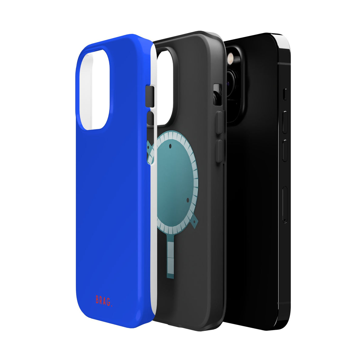 Brag Blue Magnetic Impact-Resistant Phone Case