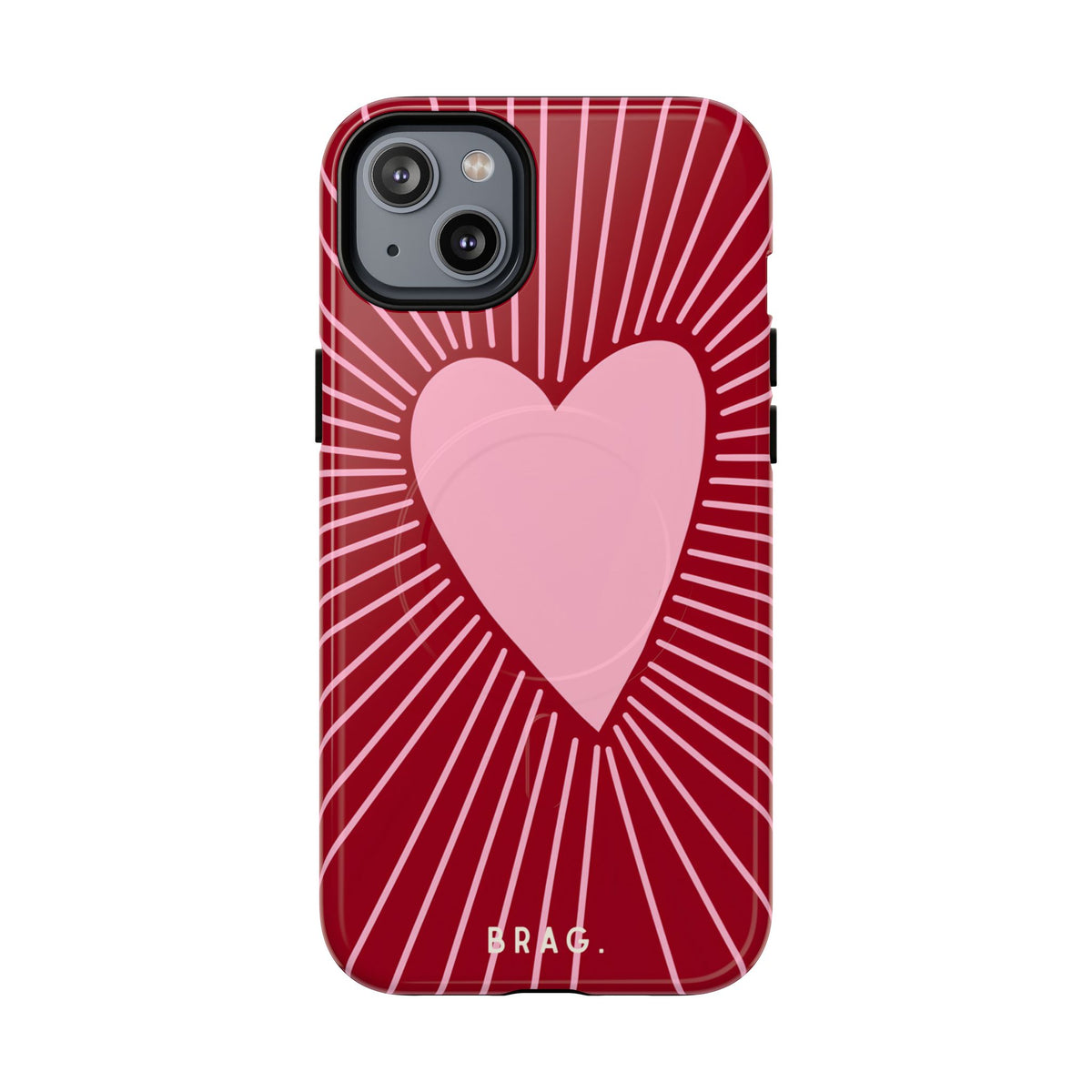 Heart Rush MagSafe Tough Phone Case — Magnetic Protective Cover
