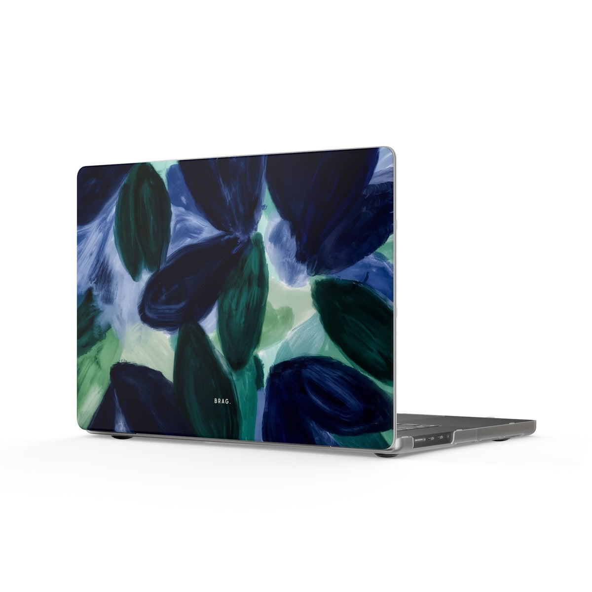 Indigo Garden Matte MacBook Case — Slim Protective Laptop Cover