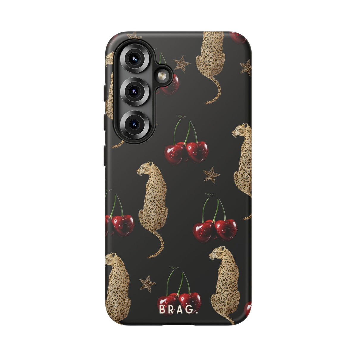 Wild Cherry Tough Phone Case – Shockproof Protective iPhone Cover