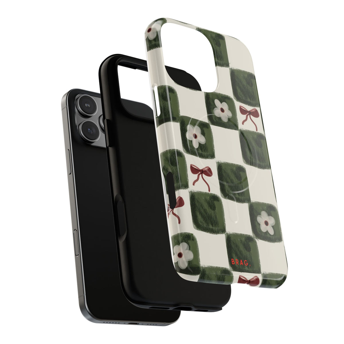 Garden Mosaic MagSafe Tough Phone Case — Magnetic Protective Cover