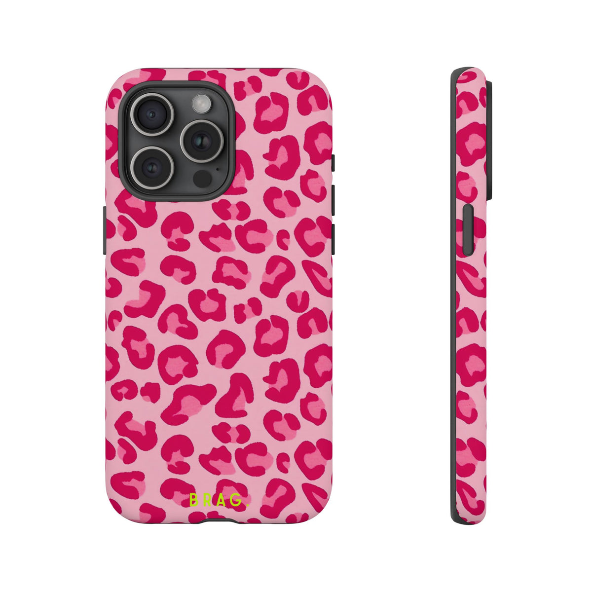 Pink Prowl Tough Phone Case – Shockproof Protective iPhone Cover
