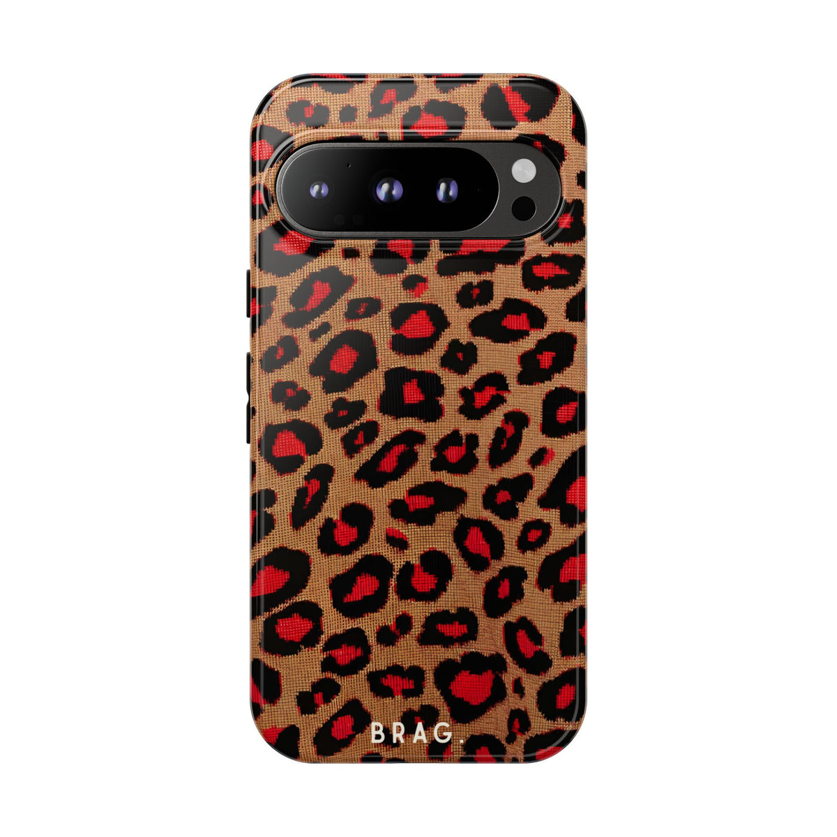 Fire Leo Leopard Tough Phone Case – Shockproof Protective iPhone Cover
