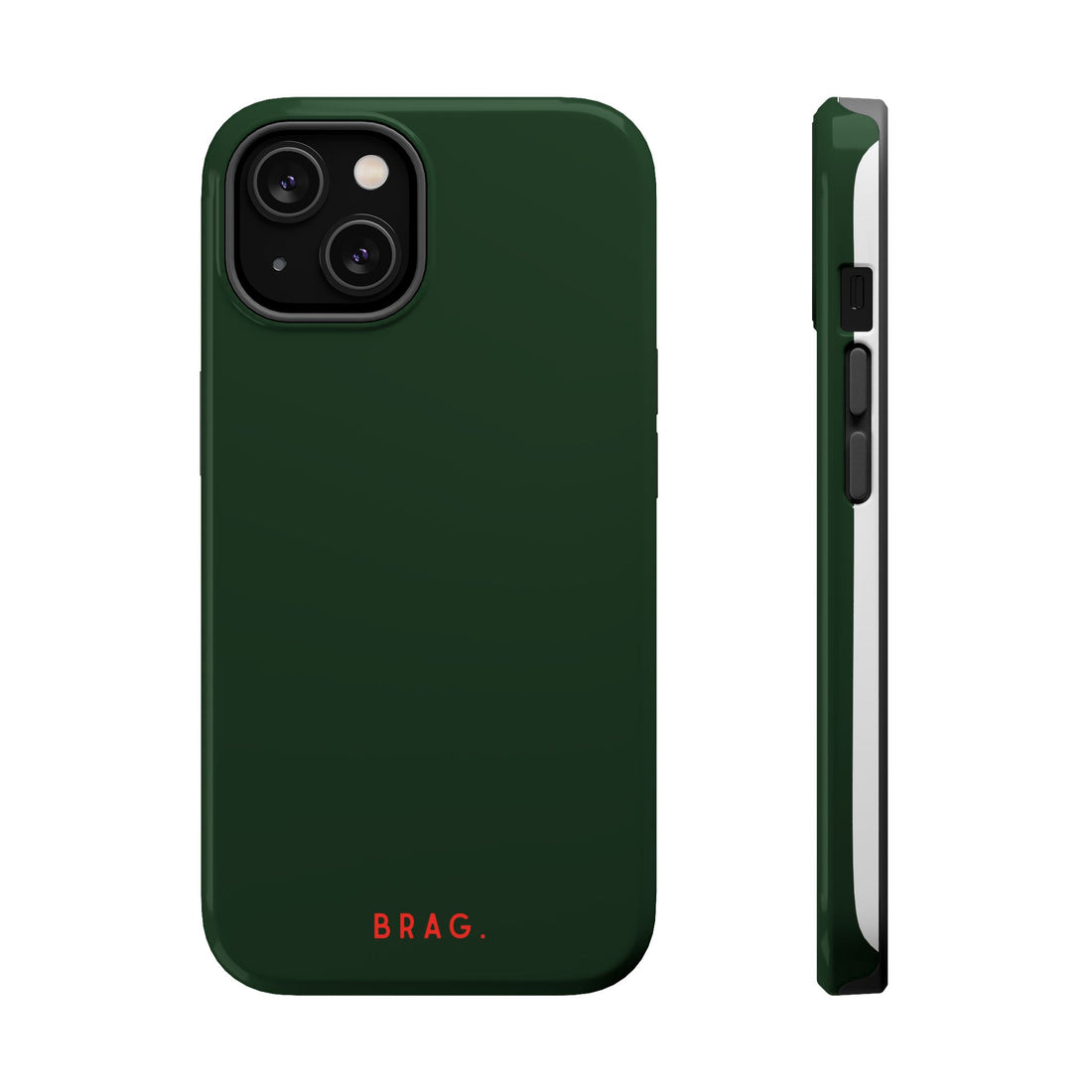 Brag Green Magnetic Impact-Resistant Phone Case