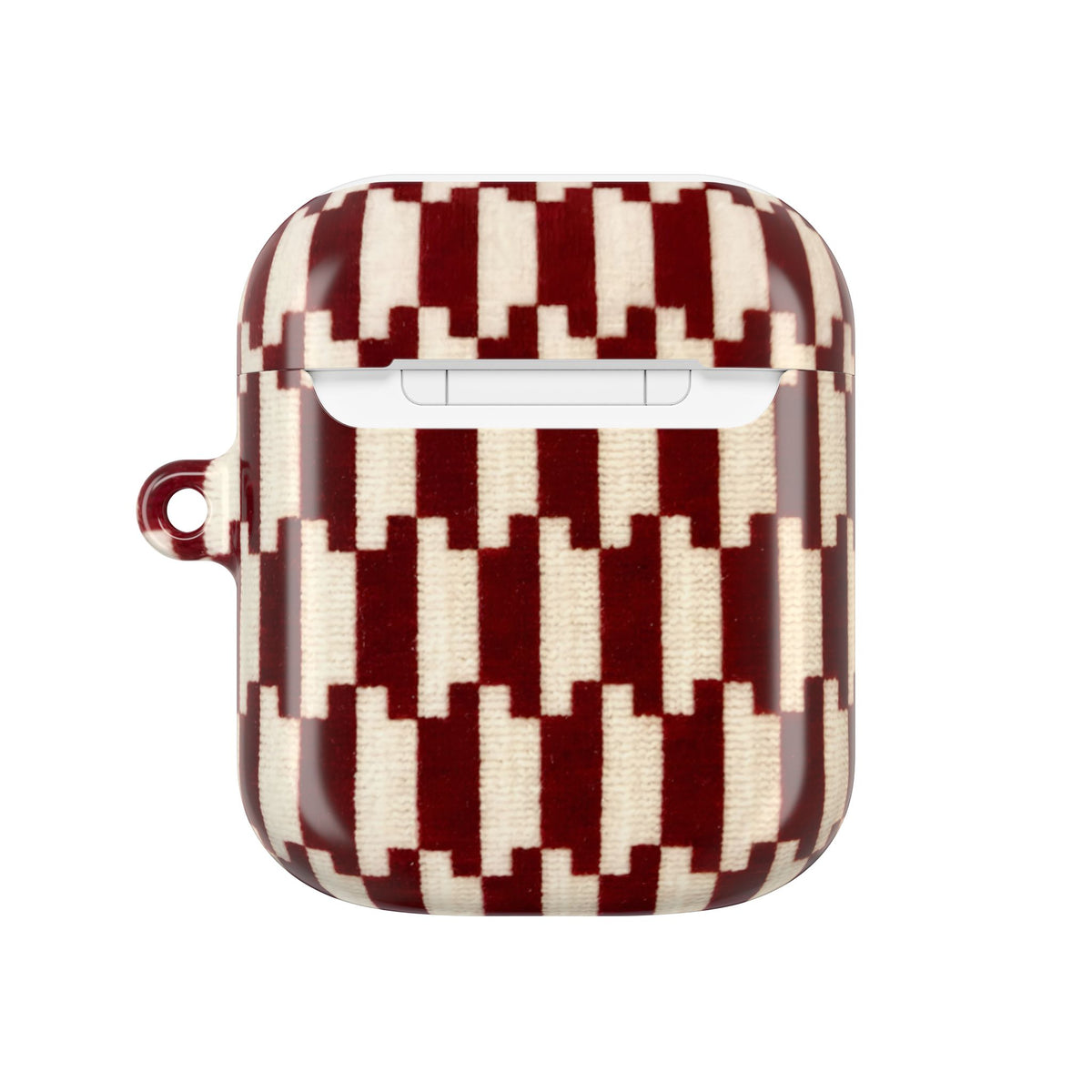 Wine & Cream AirPod Case – Slim Protective Charging Case