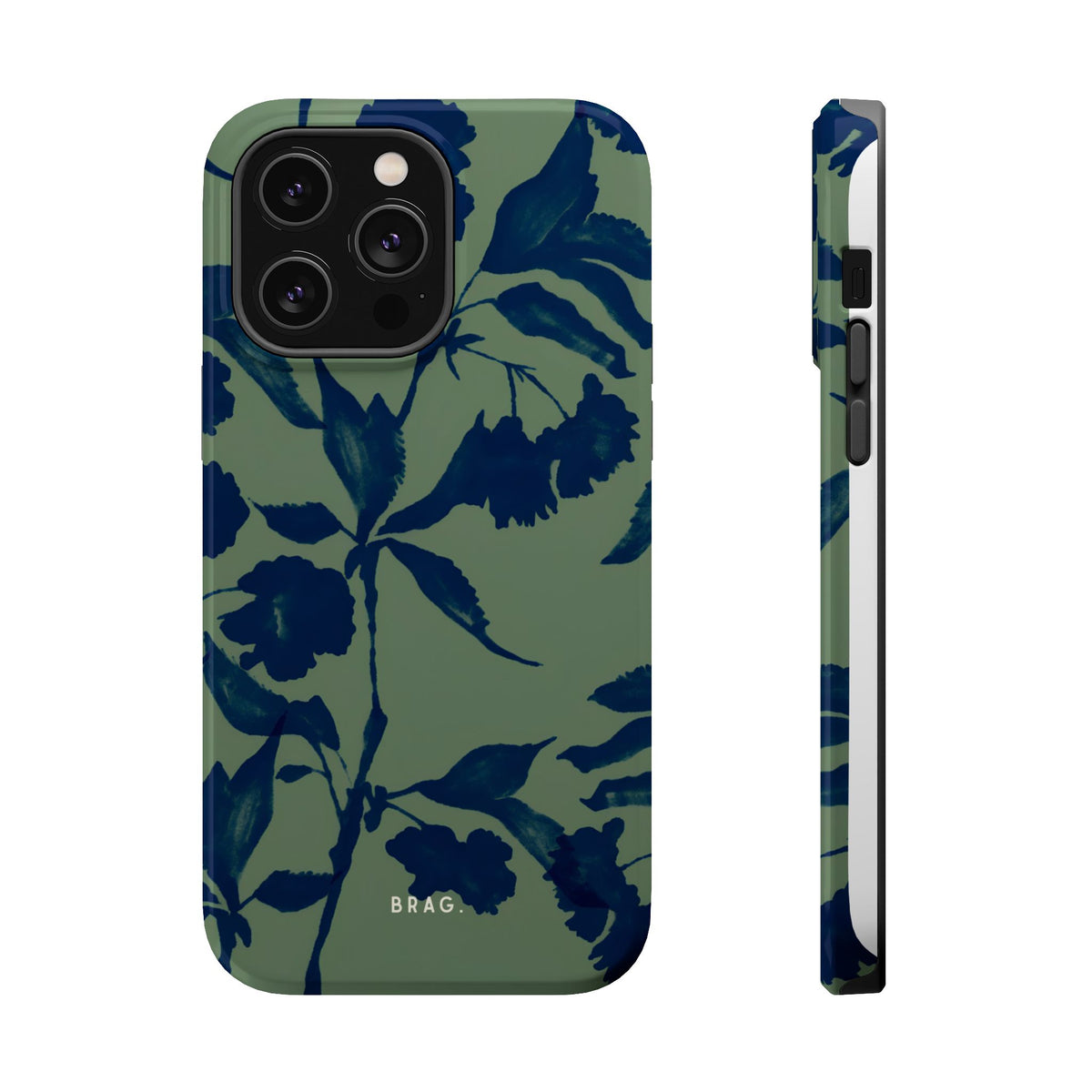 Sage Bloom Magnetic Impact-Resistant Phone Case