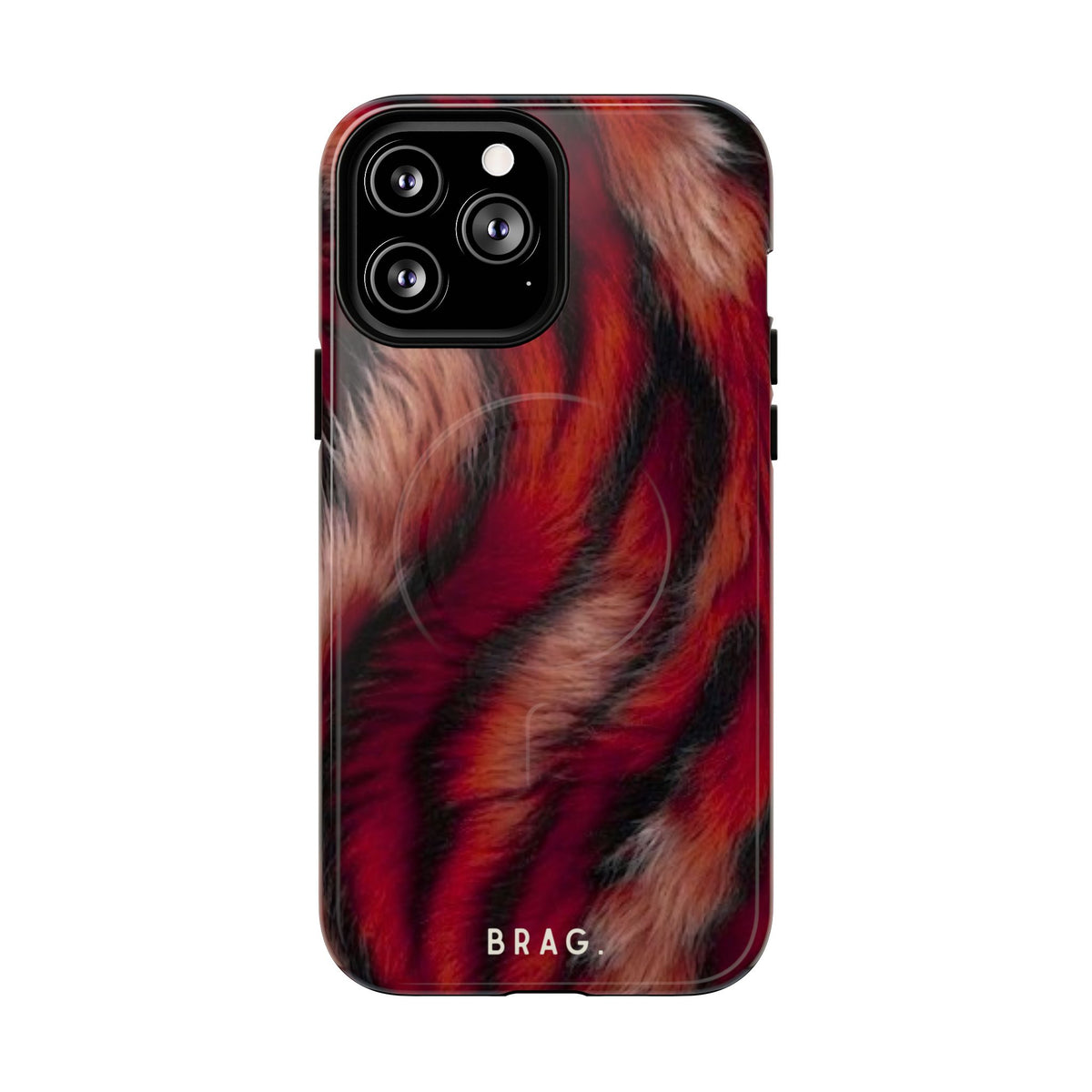 Red Rush MagSafe Tough Phone Case — Magnetic Protective Cover