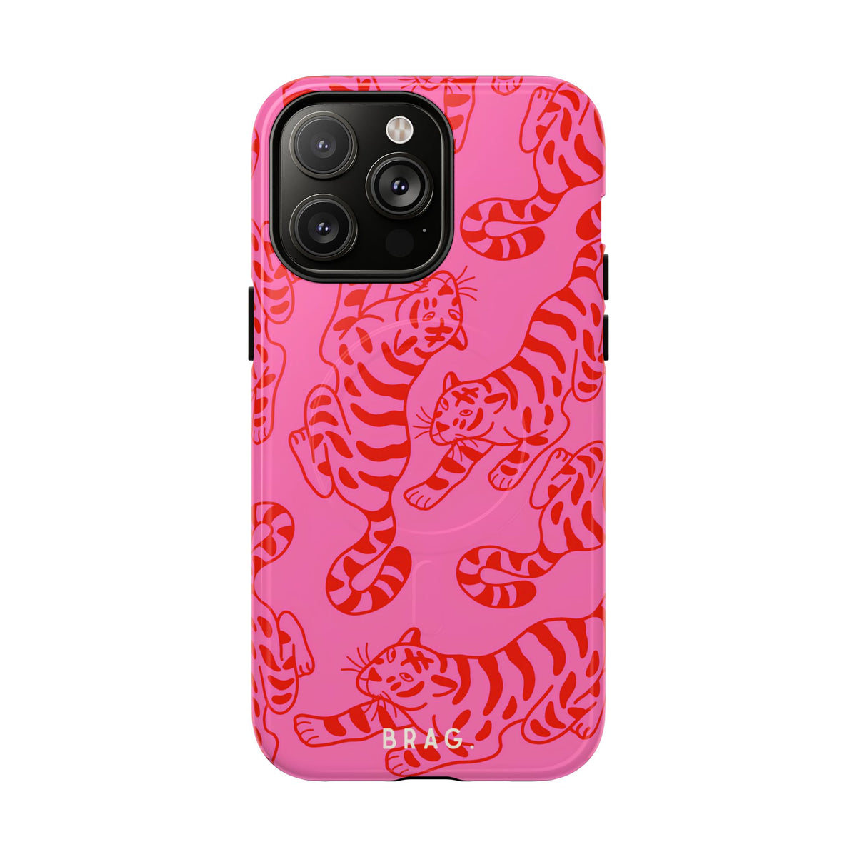 Tiger Lily MagSafe Tough Phone Case — Magnetic Protective Cover