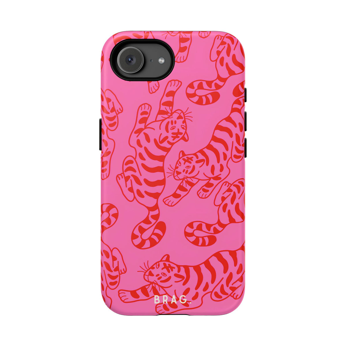 Tiger Lily Tough Phone Case – Shockproof Protective iPhone Cover