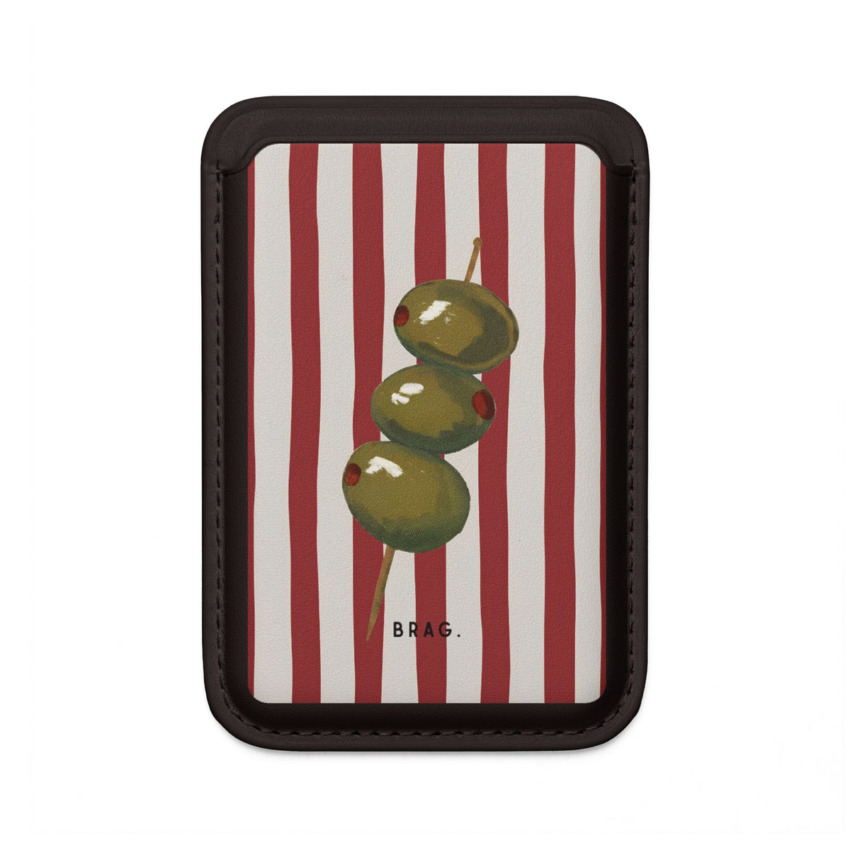Olive Hour MagSafe Vegan Wallet — Slim Phone Card Holder