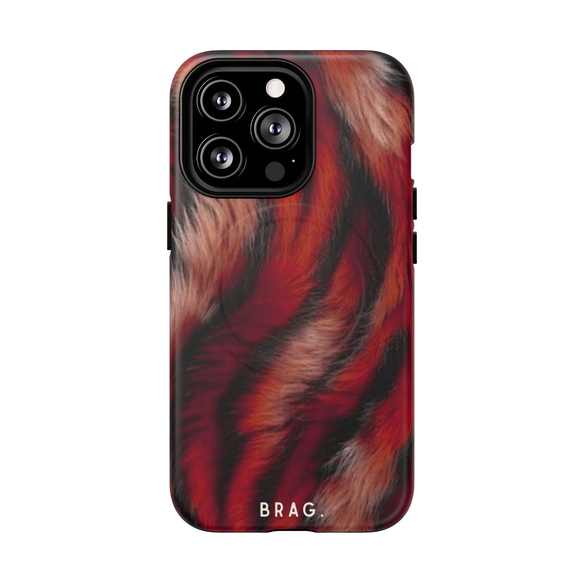 Red Rush MagSafe Tough Phone Case — Magnetic Protective Cover