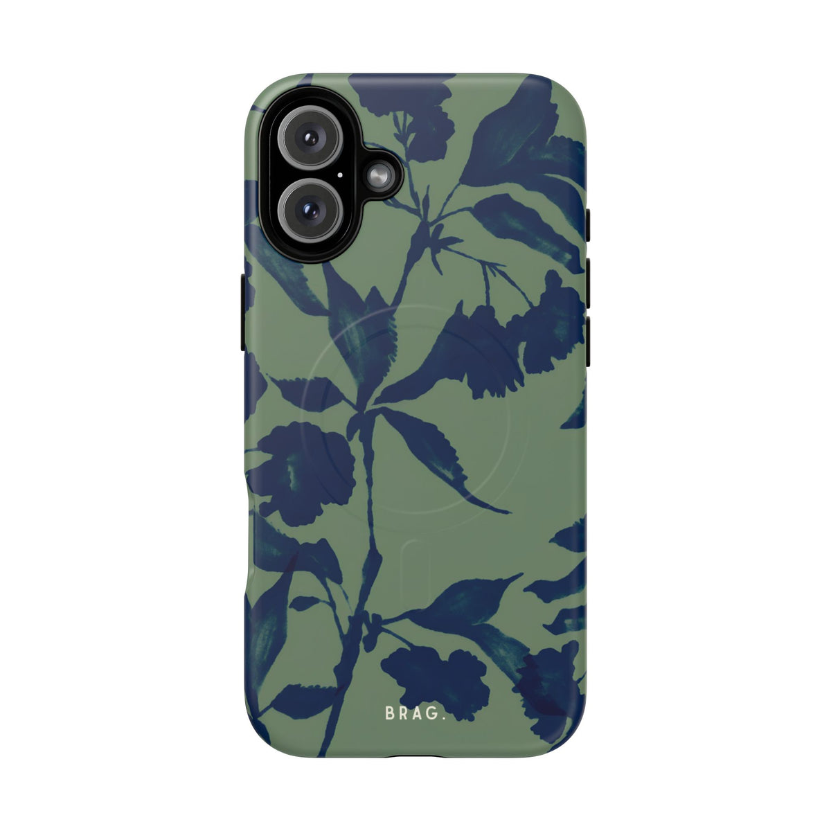 Sage Bloom MagSafe Tough Phone Case — Magnetic Protective Cover