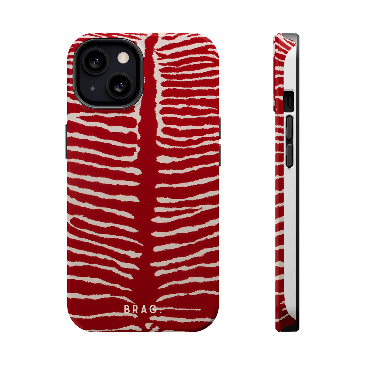 Striped Heat Magnetic Impact-Resistant Phone Case