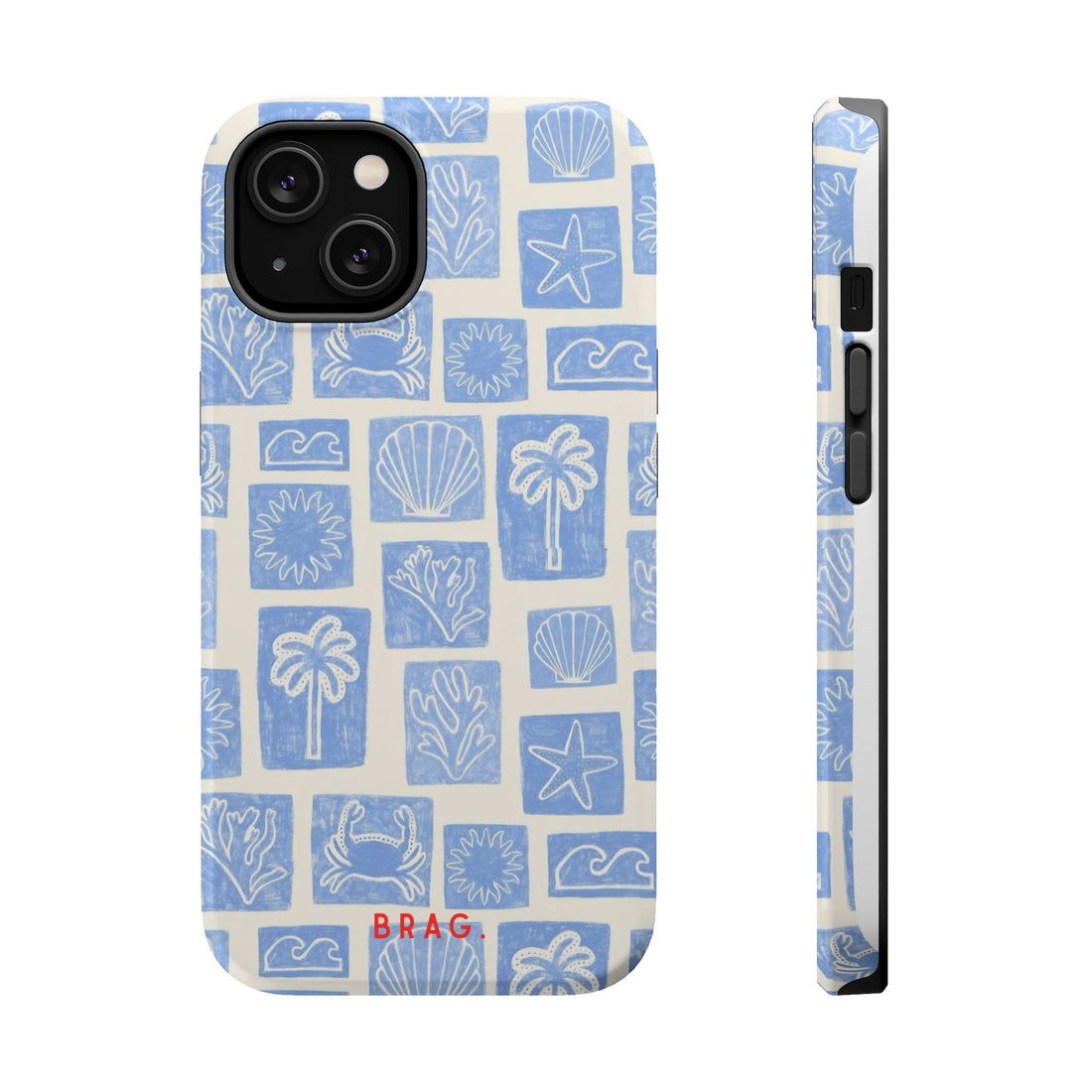 Azure Tiles Magnetic Impact-Resistant Phone Case