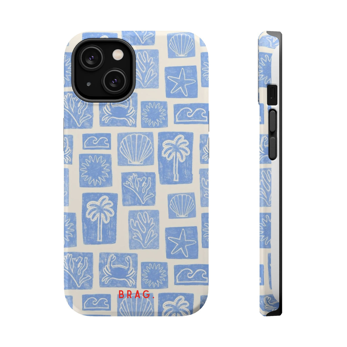 Azure Tiles Magnetic Impact-Resistant Phone Case