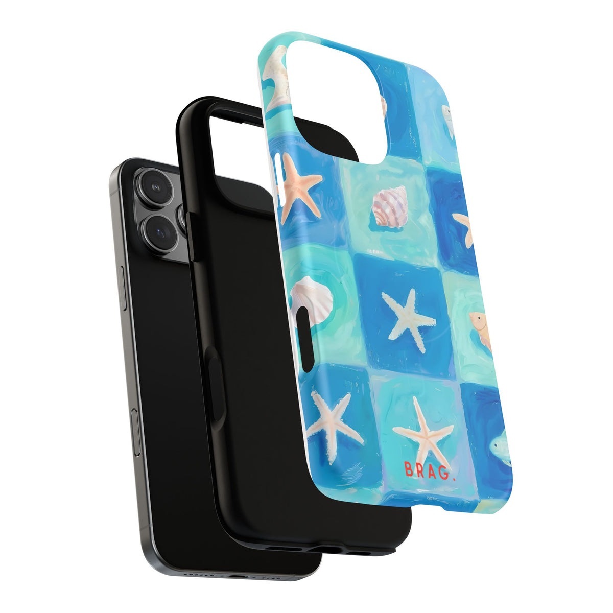Saltwater Tiles MagSafe Tough Phone Case — Magnetic Protective Cover
