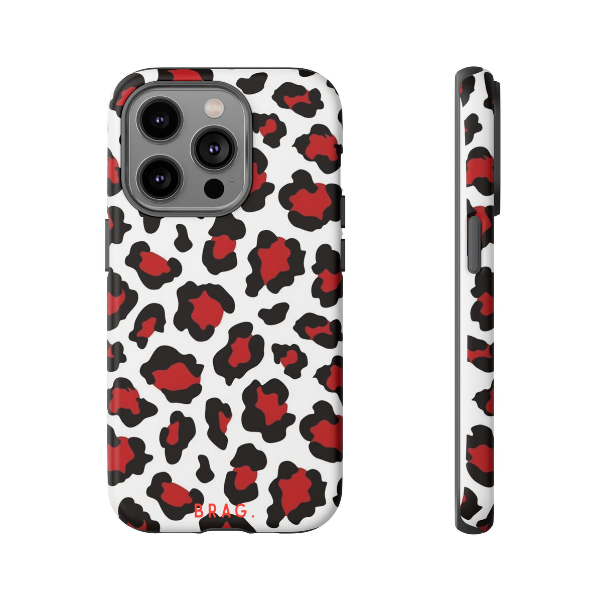 Leopard Kiss Tough Phone Case – Shockproof Protective iPhone Cover
