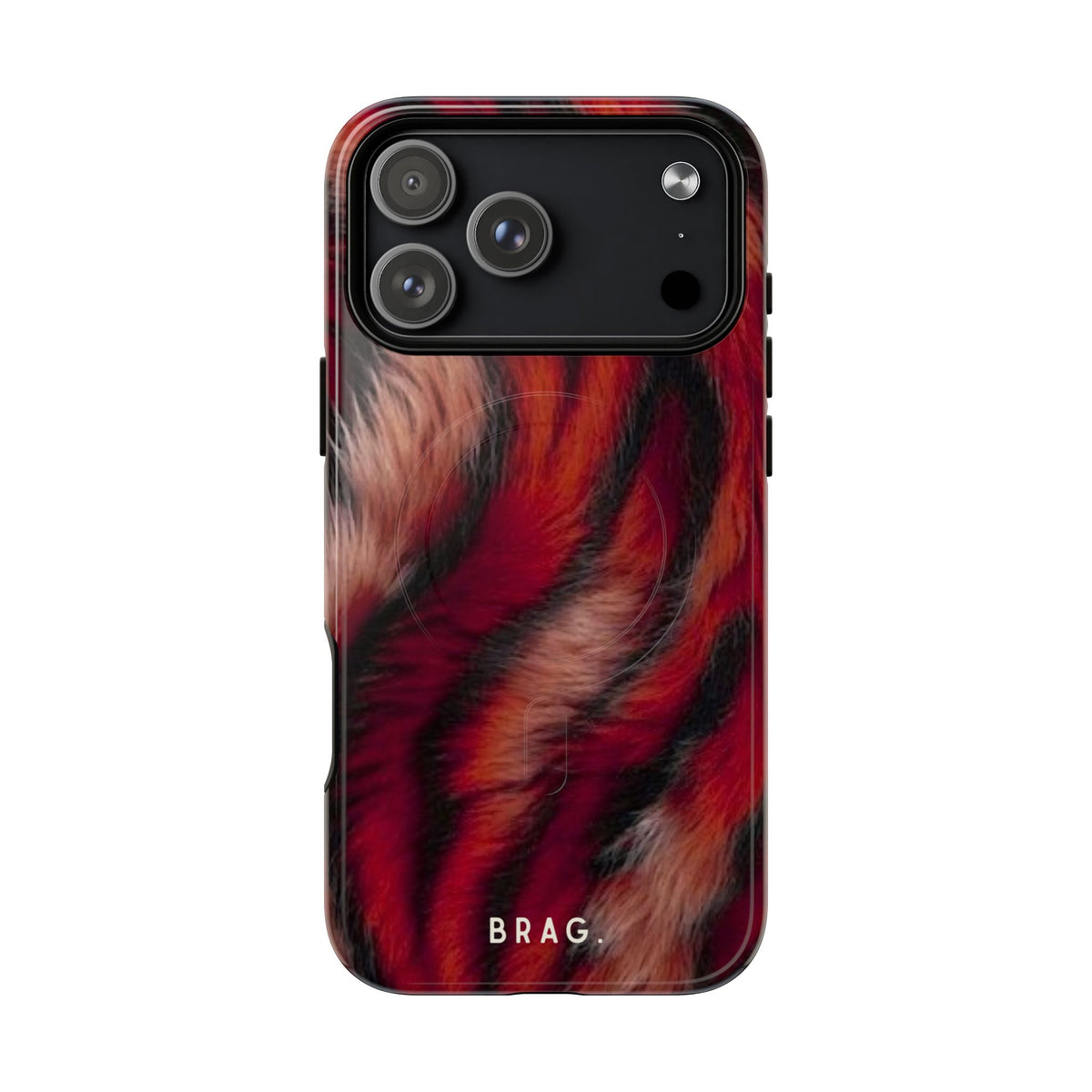 Red Rush MagSafe Tough Phone Case — Magnetic Protective Cover