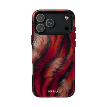 Red Rush MagSafe Tough Phone Case — Magnetic Protective Cover
