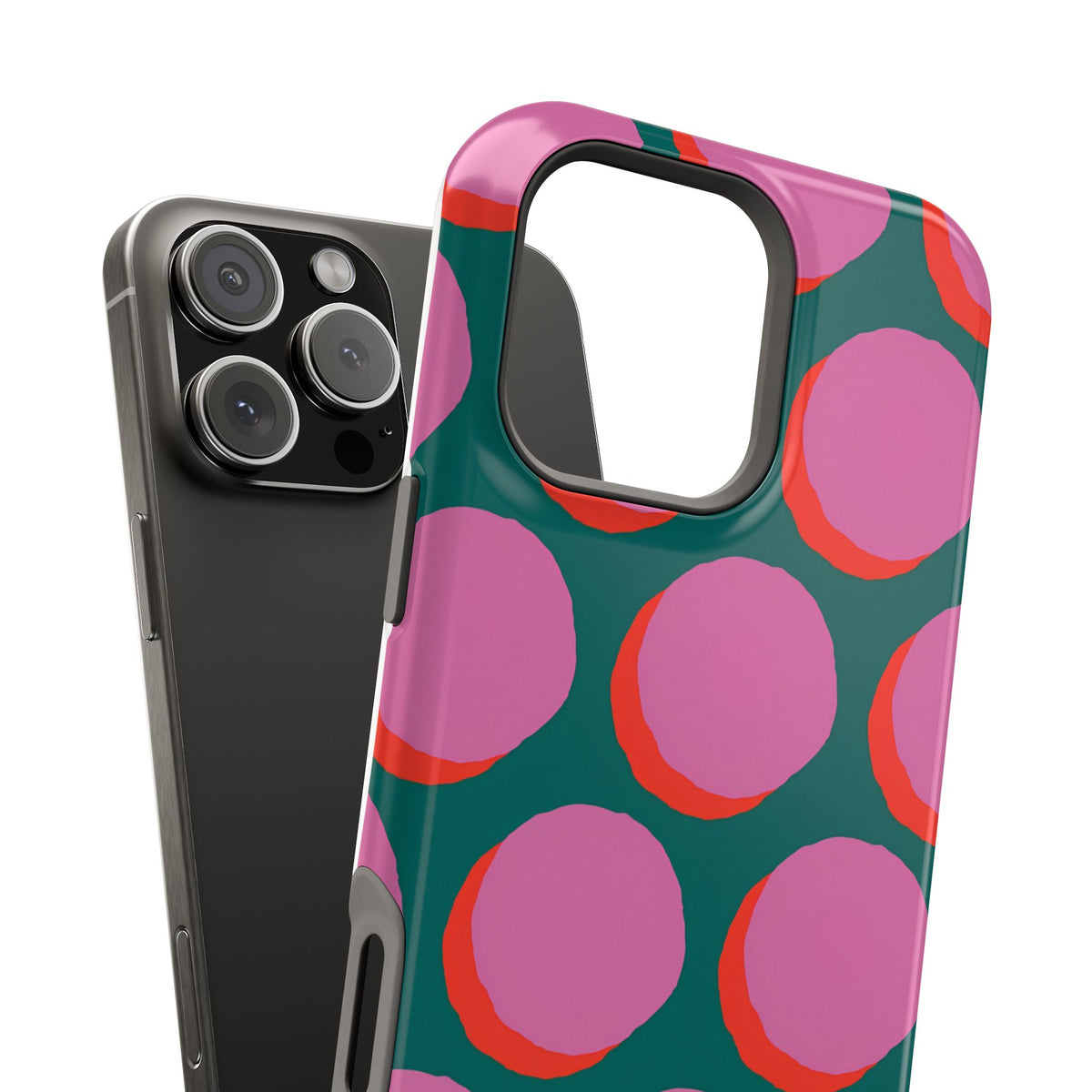 Pink Moon Magnetic Impact-Resistant Phone Case