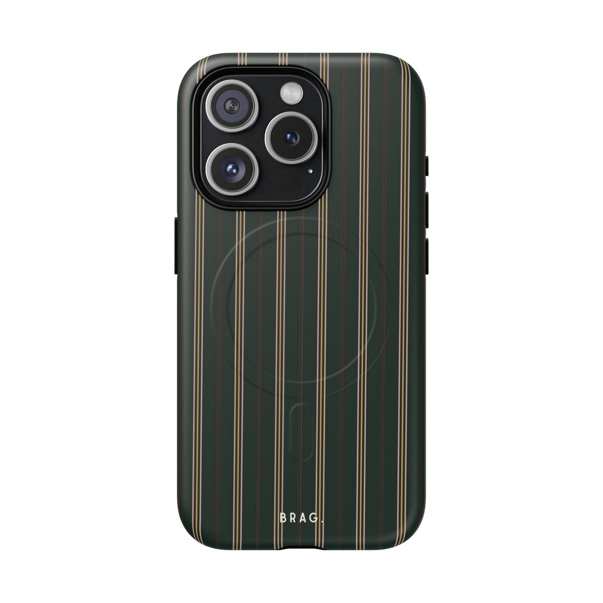 Vintage Pinstripe MagSafe Tough Phone Case — Magnetic Protective Cover