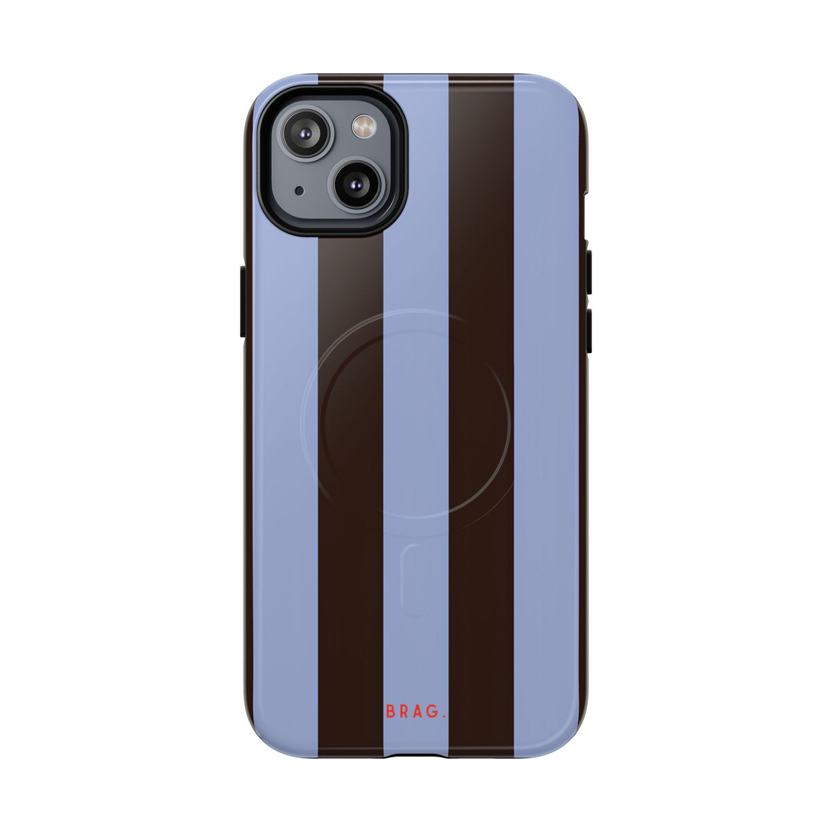 Grayscale Gradient MagSafe Tough Phone Case — Magnetic Protective Cover