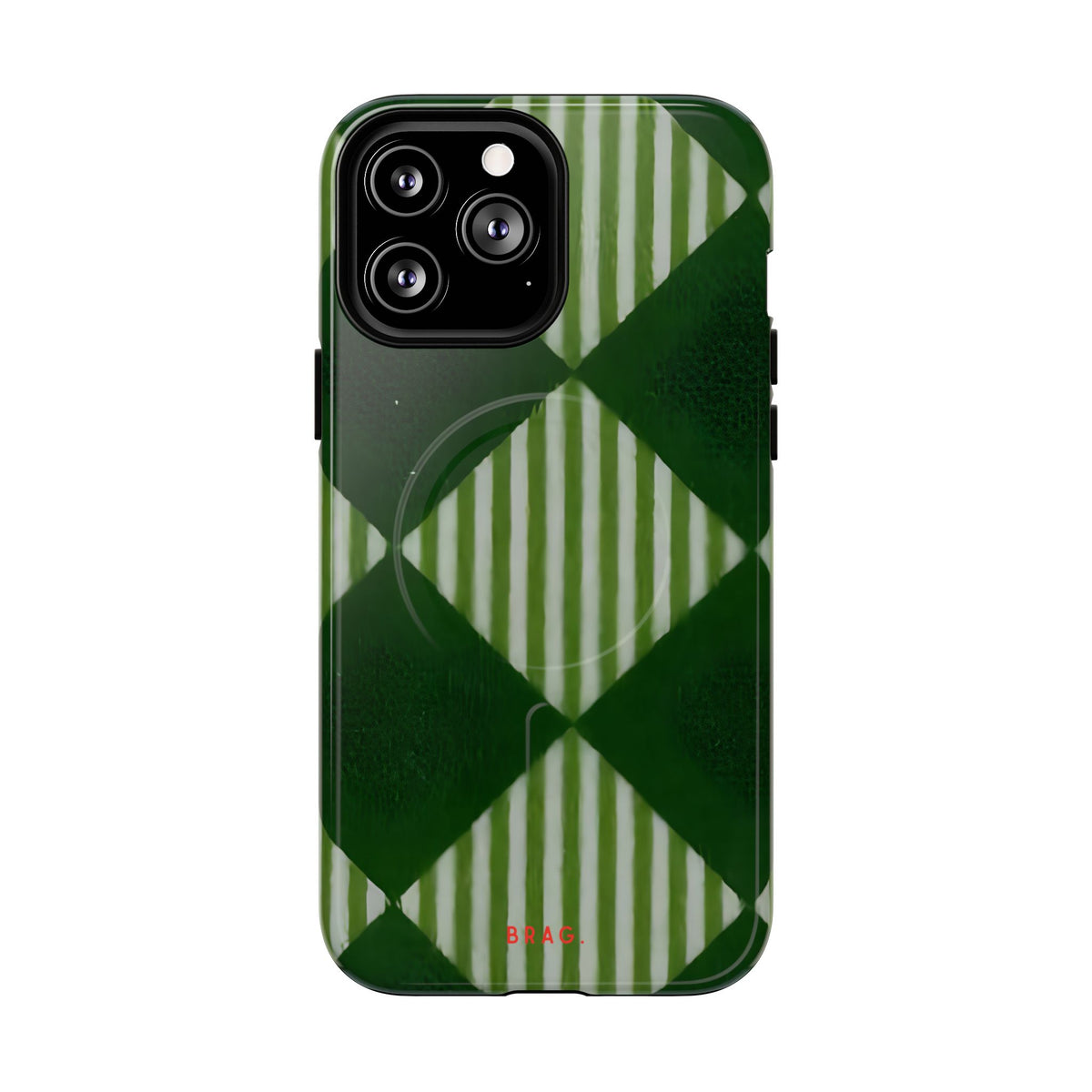 Woven Pattern MagSafe Tough Phone Case — Magnetic Protective Cover
