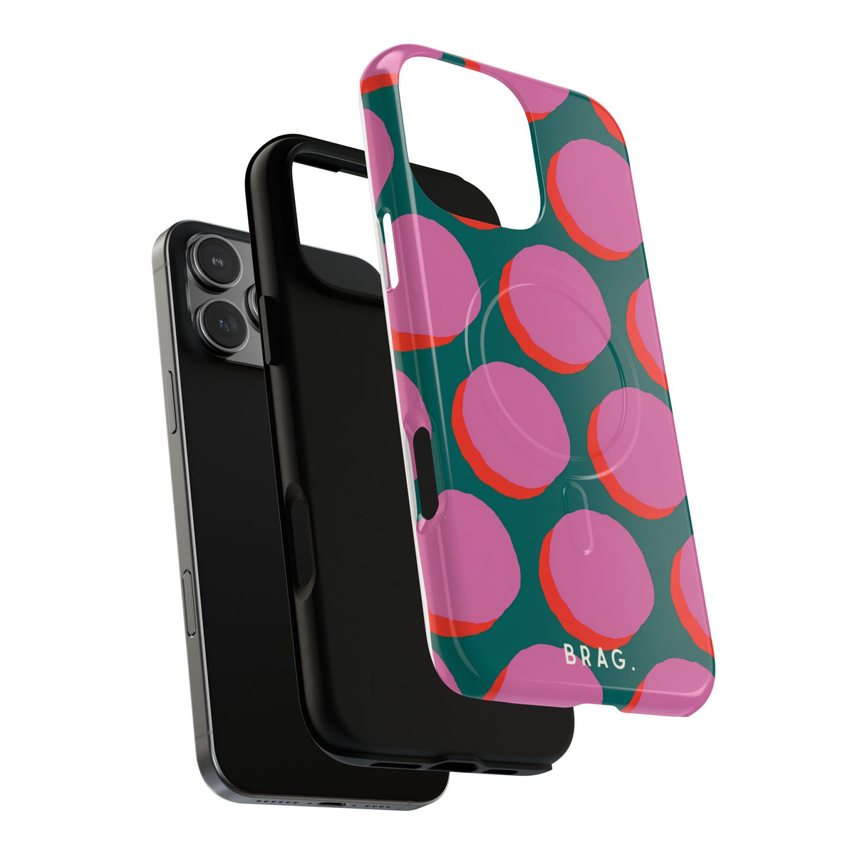 Pink Moon MagSafe Tough Phone Case — Magnetic Protective Cover