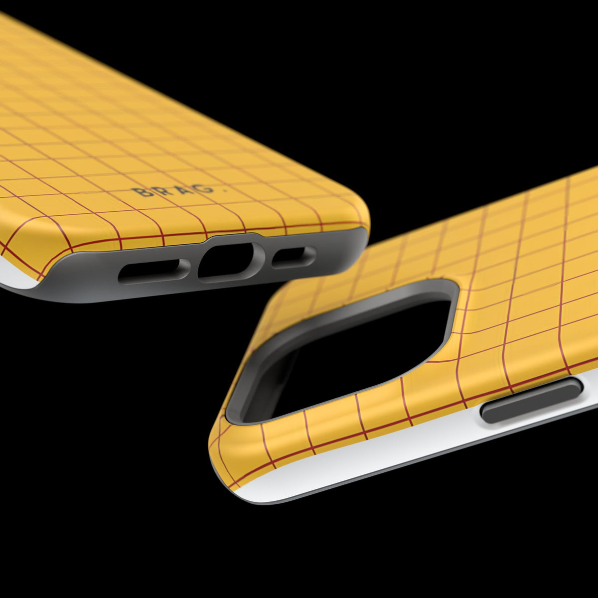 Cheese Grid Magnetic Impact-Resistant Phone Case
