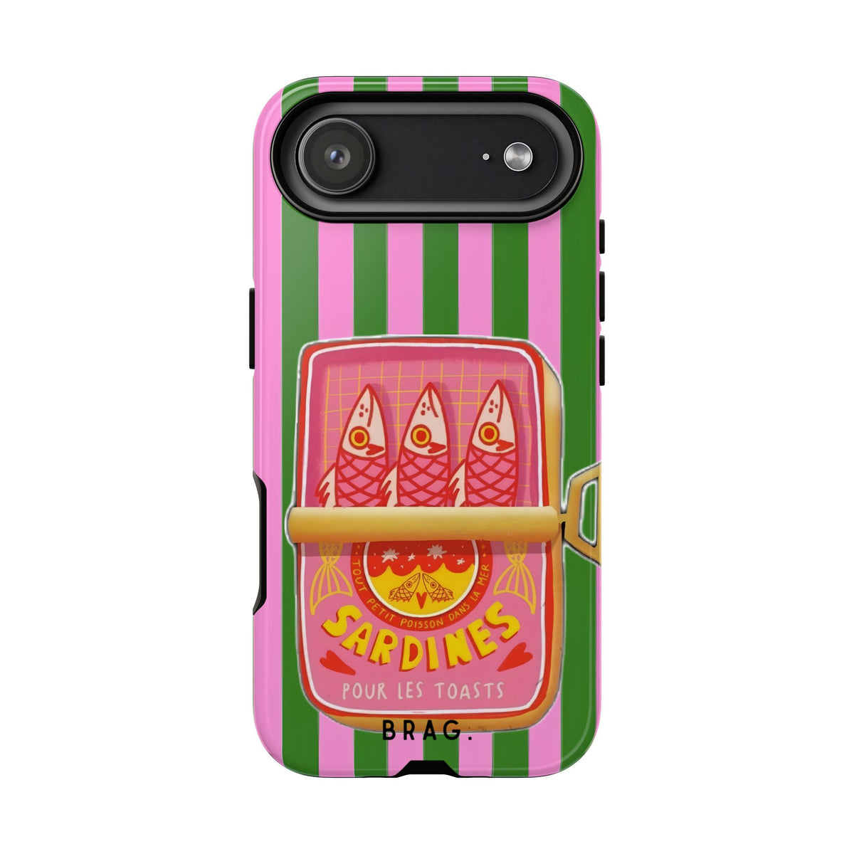 Tinned Pink Tough Phone Case – Shockproof Protective iPhone Cover