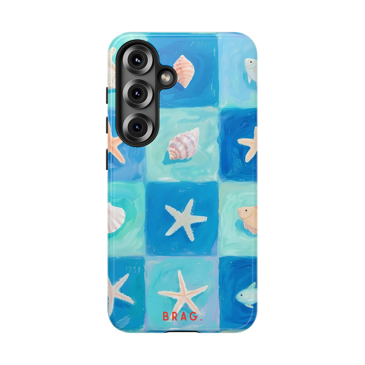 Saltwater Tiles Tough Phone Case – Shockproof Protective iPhone Cover