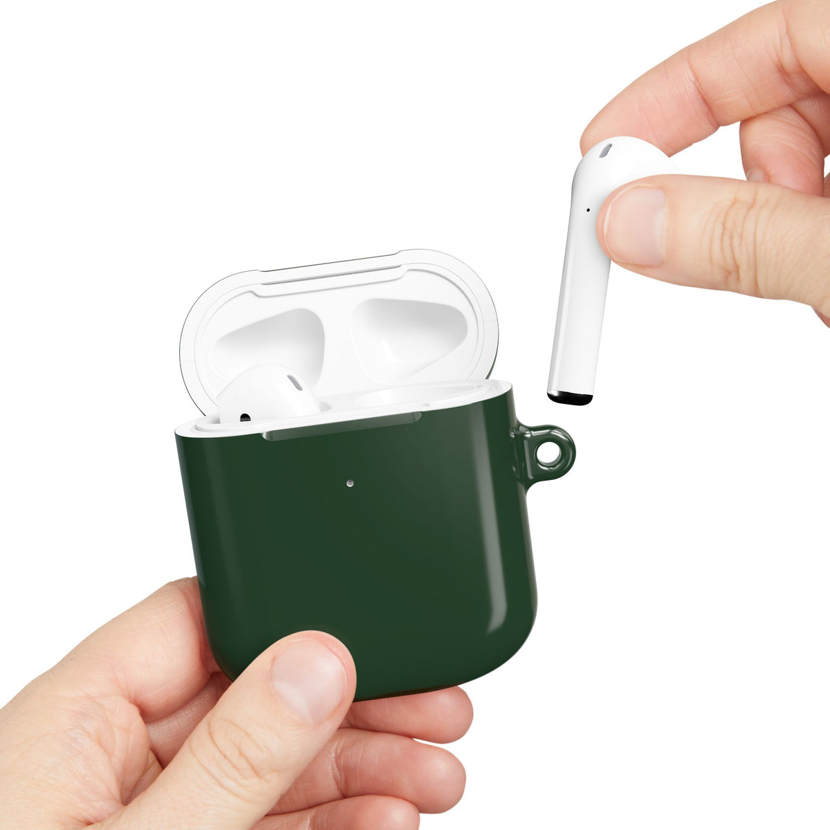 Brag Green AirPod Case – Slim Protective Charging Case