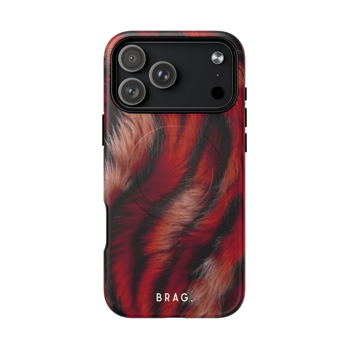 Red Rush MagSafe Tough Phone Case — Magnetic Protective Cover