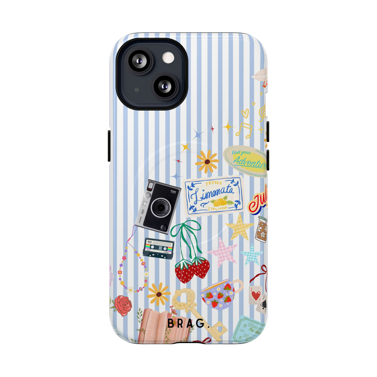 Travel Girl MagSafe Tough Phone Case — Magnetic Protective Cover