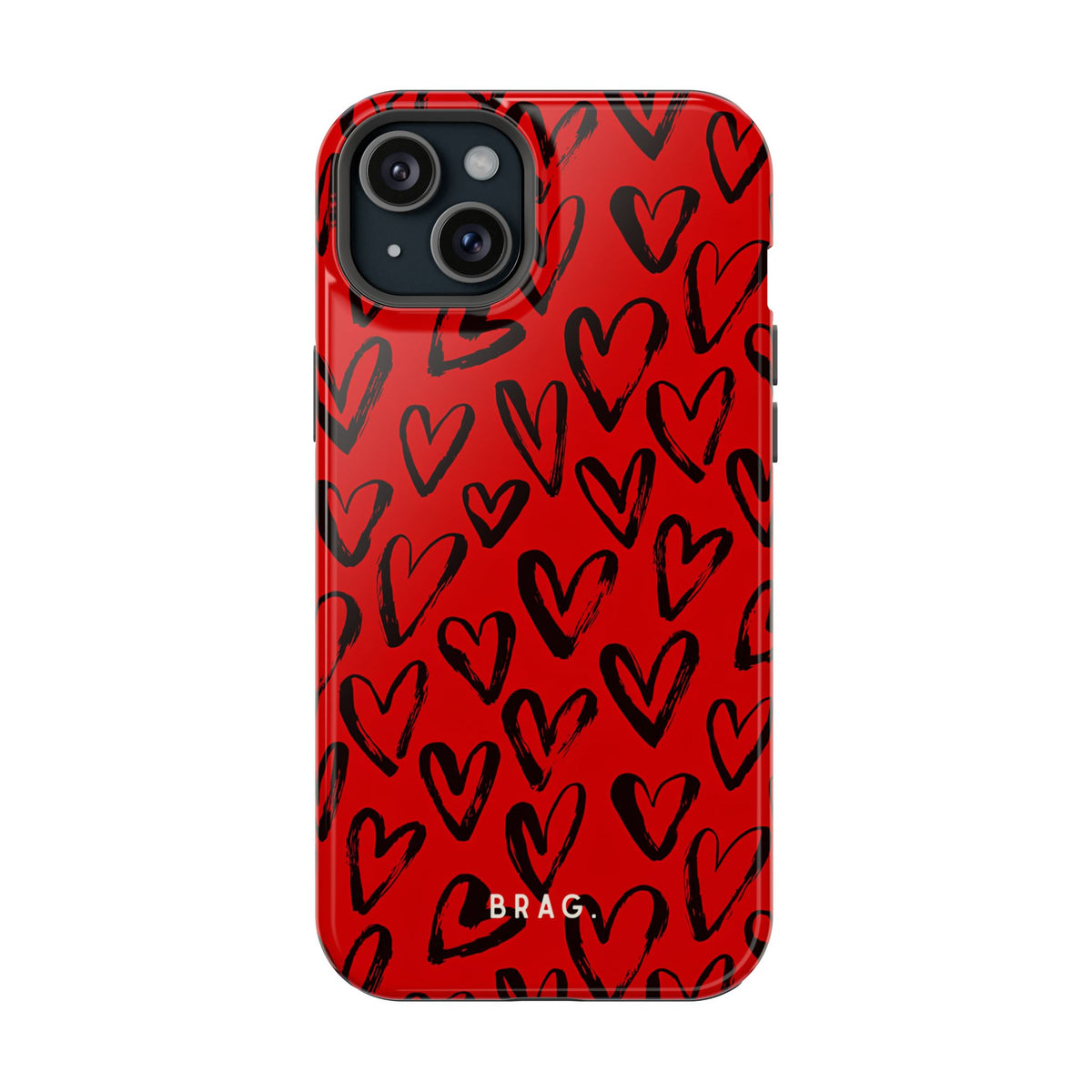 Fire heart Magnetic Impact-Resistant Phone Case