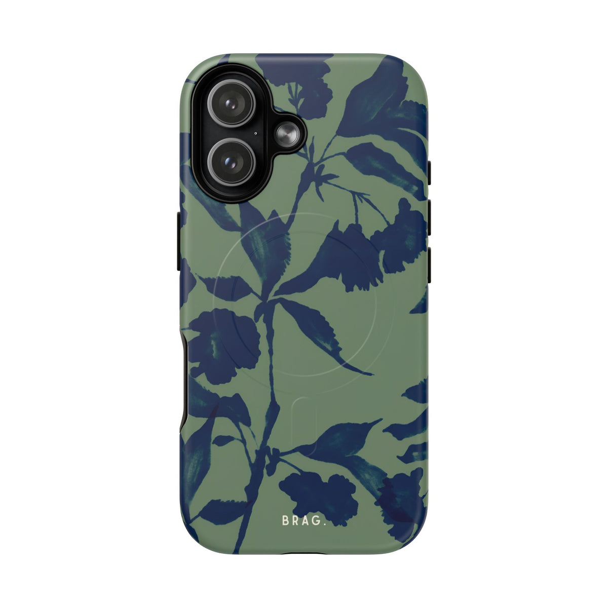 Sage Bloom MagSafe Tough Phone Case — Magnetic Protective Cover
