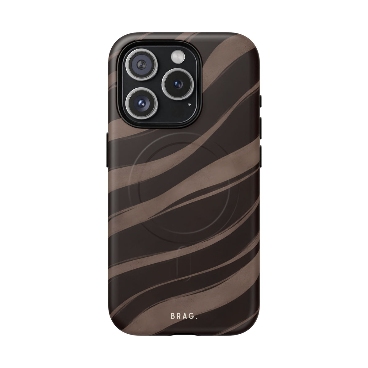 Zebra Wave MagSafe Tough Phone Case — Magnetic Protective Cover