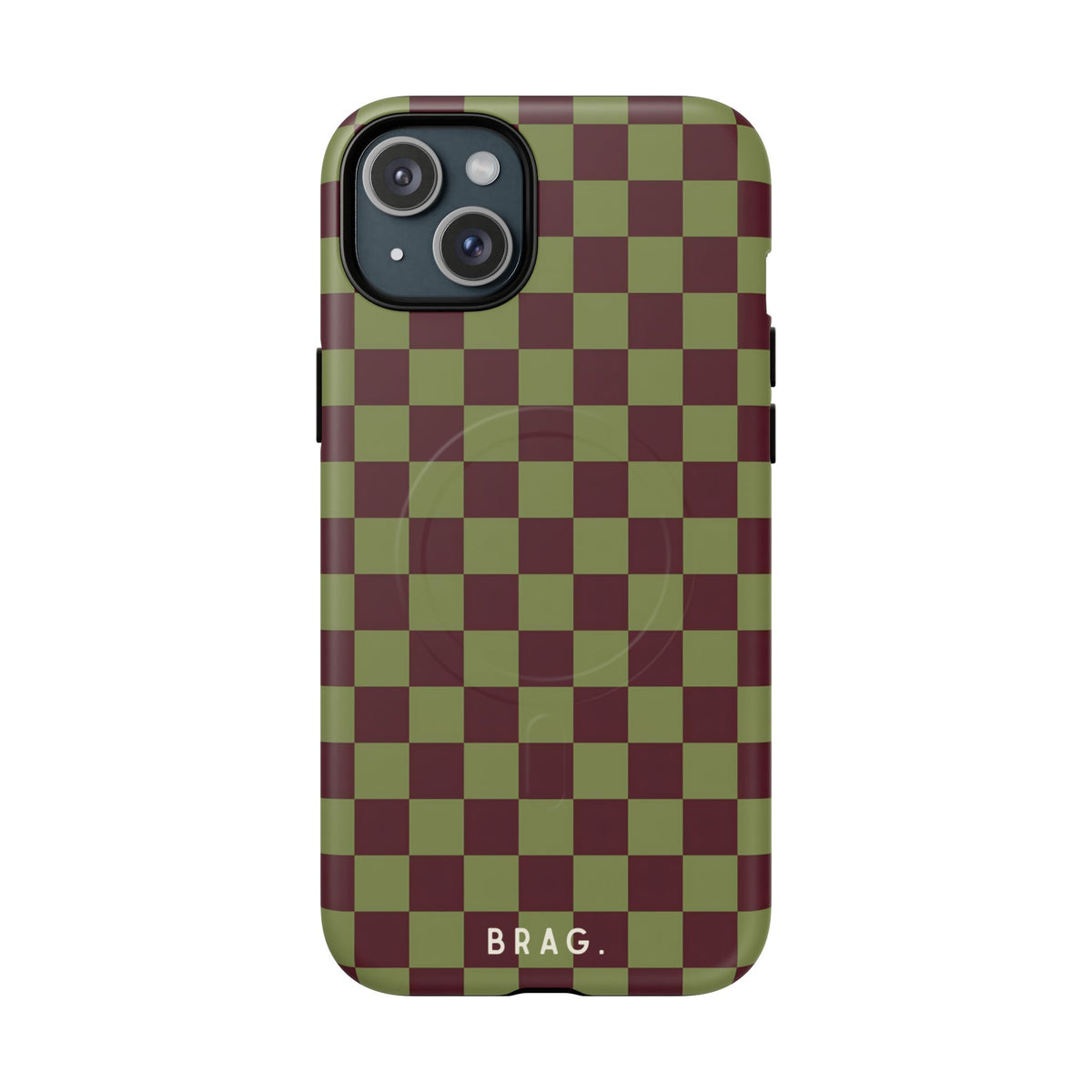 Lucky Check MagSafe Tough Phone Case — Magnetic Protective Cover