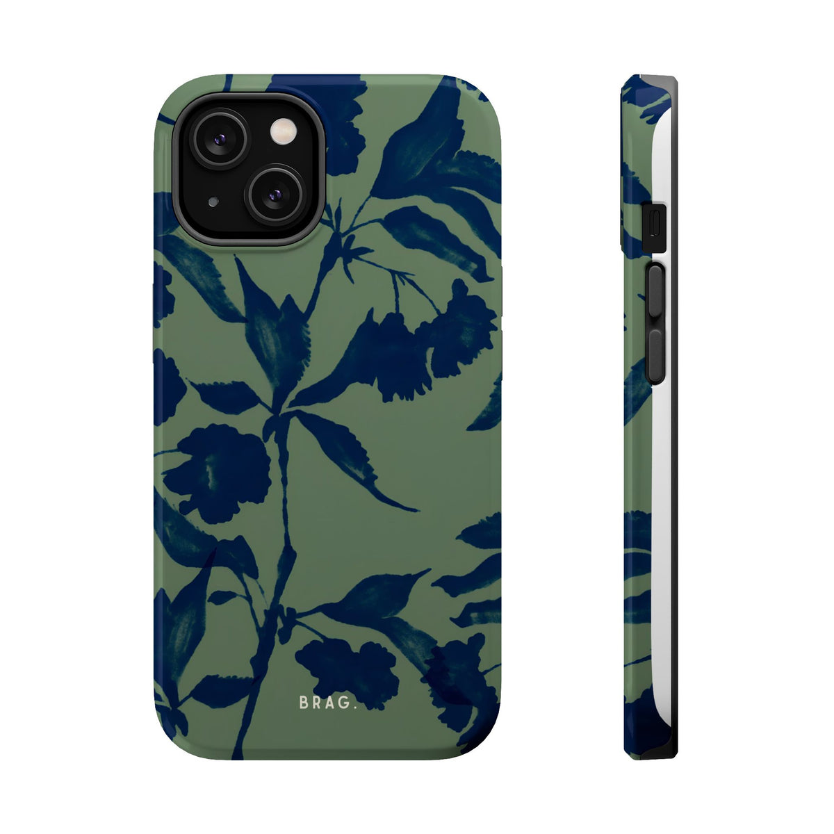 Sage Bloom Magnetic Impact-Resistant Phone Case
