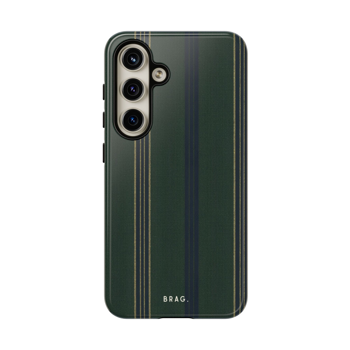 Olive Pinstripe Tough Phone Case – Shockproof Protective iPhone Cover